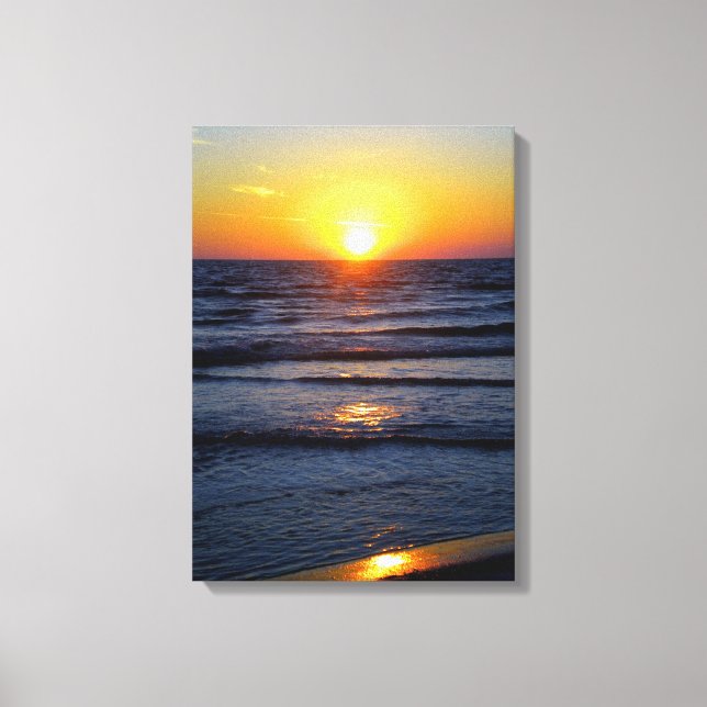 Ocean Sunset Canvastryck (Framsida)