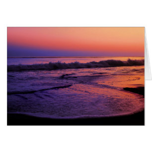 Ocean Sunset Hälsningskort