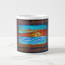Ocean Sunset Jumbo Mugg