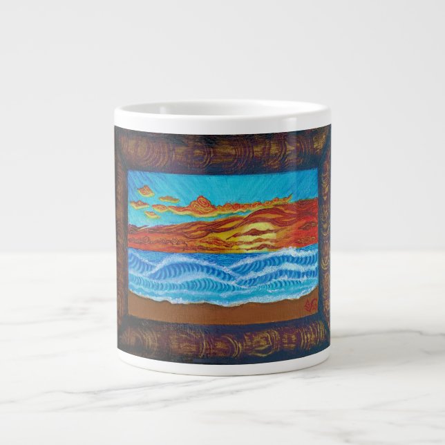 Ocean Sunset Jumbo Mugg (Framsidan)