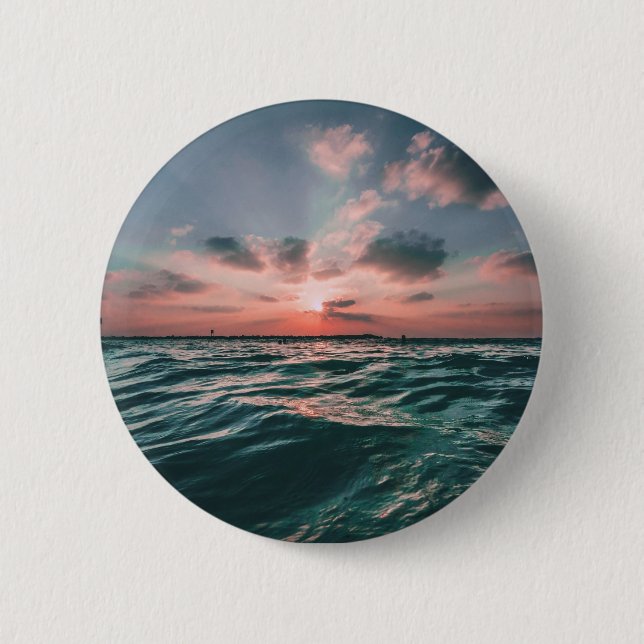 Ocean Sunset-knappar Knapp (Framsida)