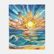 Ocean Sunset mosaic art