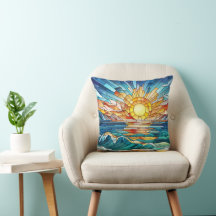 Ocean Sunset mosaic art