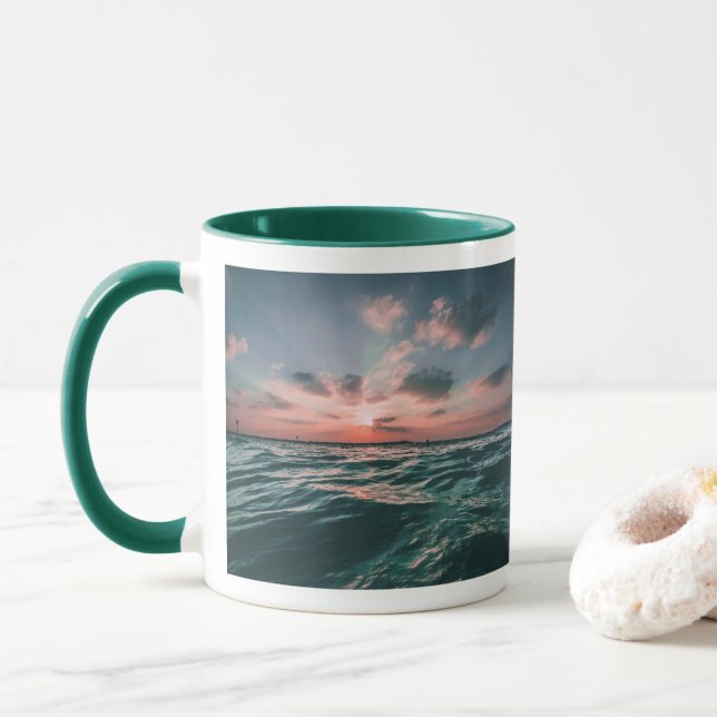 Ocean Sunset mugg (Med munk)