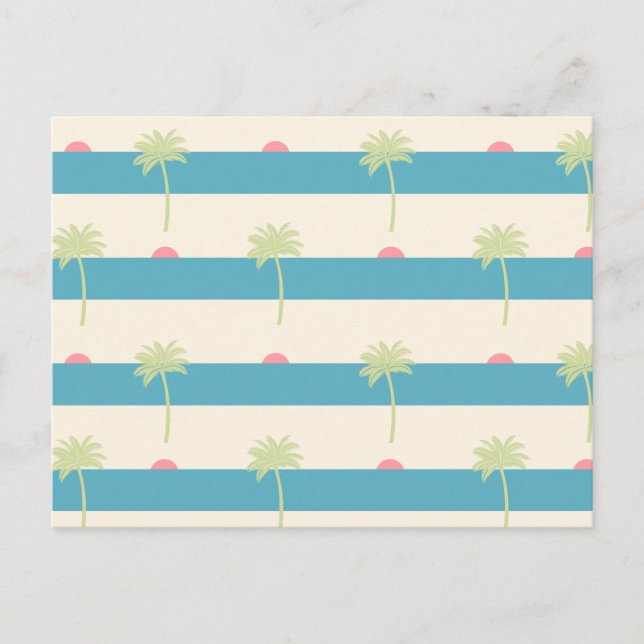 Ocean Sunset Postcard Vykort (Framsida)