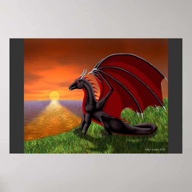 Ocean Sunset Poster (Framsidan)