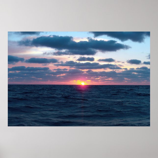 Ocean Sunset Poster (Framsidan)