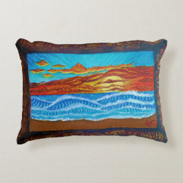 Ocean Sunset Prydnadskudde