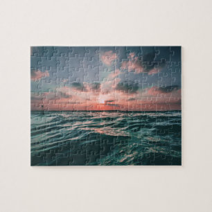 Ocean Sunset puzzle Pussel