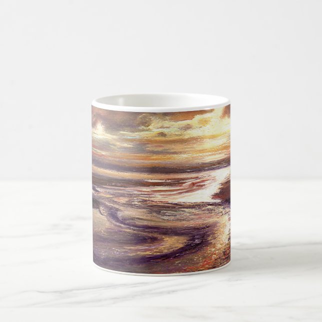 ’Ocean Sunset Swirl’ Mugg (Center)