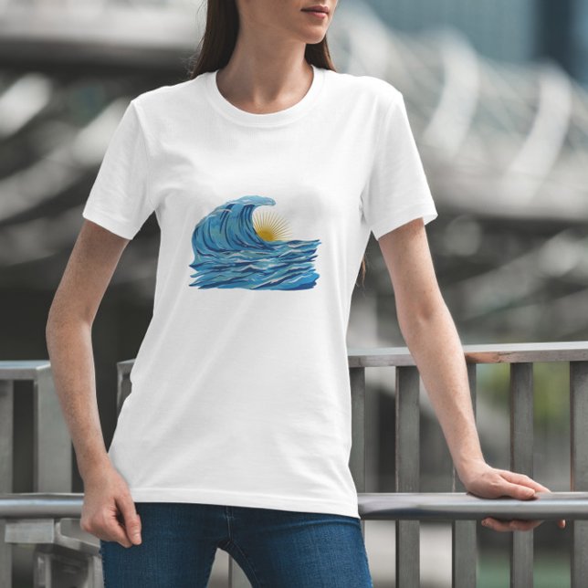 Ocean Sunset T Shirt (Skapare uppladdad)