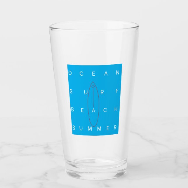 OCEAN SURFA BEACH SOMMER GLASKOPP (Framsida)