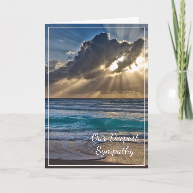 Ocean Sympathy Card Kort (Framsida)