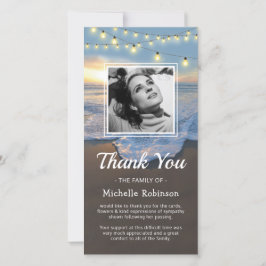 Ocean Sympathy Funeral Tack-kort Tack Kort