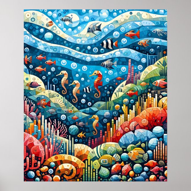 Ocean Tapestry Poster (Framsidan)