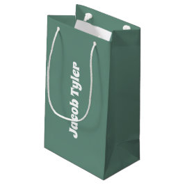 Ocean Teal Anpassade Gift Bag