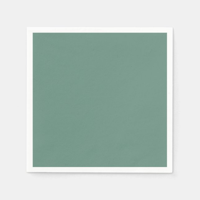 Ocean Teal papper Napkins Pappersservett (Framsidan)