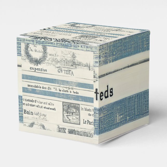 Ocean-Thame Cube Gift Box Presentaskar (Framsidan Sidan)