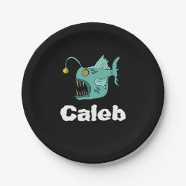 Ocean Theme Boys Birthday Anglerfish Black