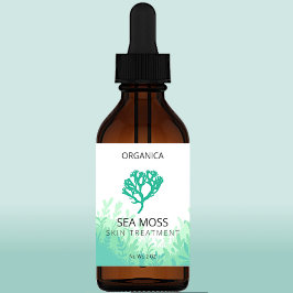Ocean ThMeed Sea Moss Gel Labels Fraktsedel