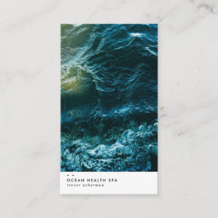 Ocean Tide Modern Affärskort Visitkort