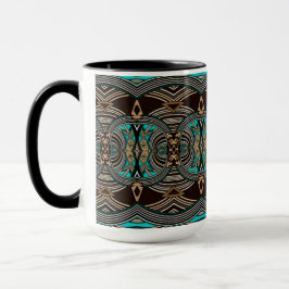 Ocean Tides Abstrakt Tribal Mugg