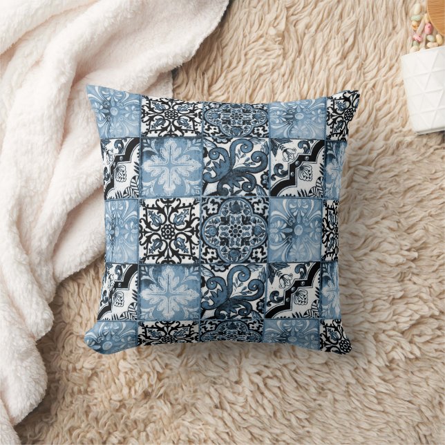 Ocean Tile Kudde (Filt)