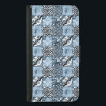 Ocean Tile Plånboksfodral För Samsung Galaxy S5<br><div class="desc">Medelhavsplattor med blått hav för exotiskt mönster till ge din plånbok med vintage charm</div>