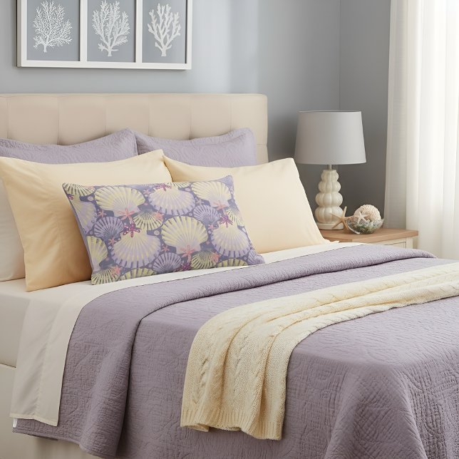 Ocean Treasures lavender Lumbarkudde (Skapare uppladdad)