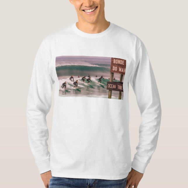 "Ocean Tribe - Bonde do Mar T Shirt (Framsida)