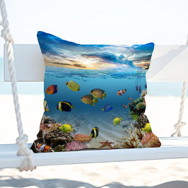 Ocean Underwater Coral Reef Tropical Fish Kudde