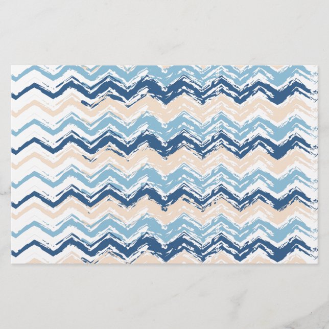 Ocean Vågar Chevron Brevpapper (Framsida)