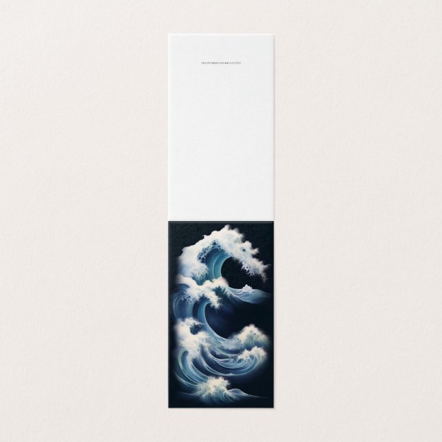 Ocean Vågar inspirational Sympathy Card Kort (Utsida ovikt)