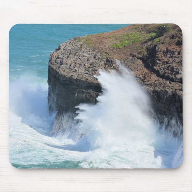Ocean Vågar Kilauea Kauai Musmatta (Framsidan)
