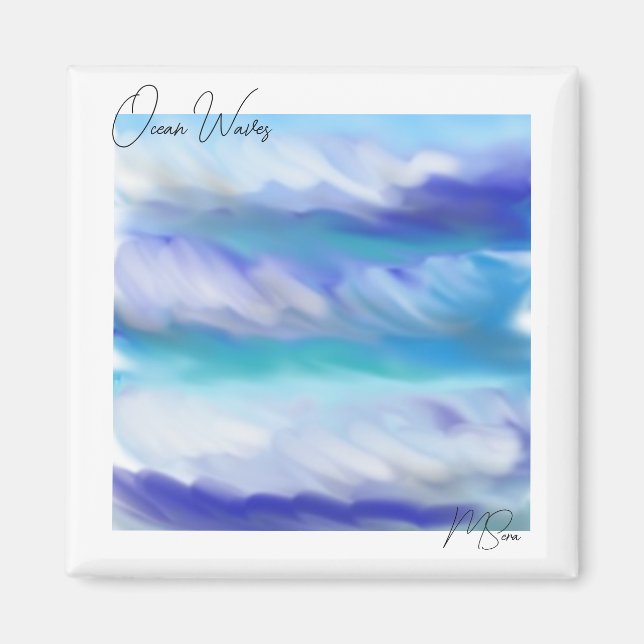 Ocean Vågar magnet (Framsidan)