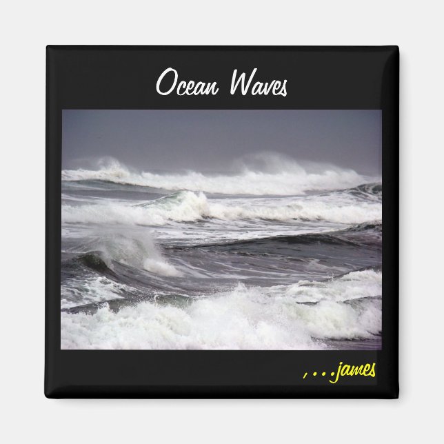 Ocean Vågar Magnet (Framsidan)