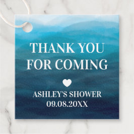 Ocean Vågar Möhippa Gift Märkres, Tack Gåvor Etiketter