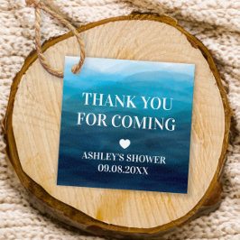 Ocean Vågar Möhippa Gift Märkres, Tack Gåvor Etiketter