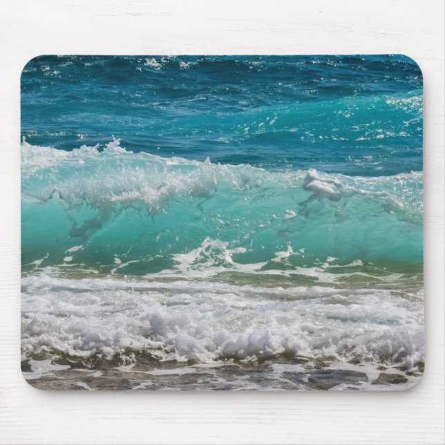 Ocean Vågar Mouse Pad Musmatta (Framsidan)