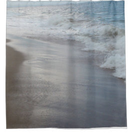 Ocean Vågar på Beach Shower Curtain