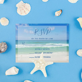 Ocean Vågar Photo Tropical Beach Wedding OSA kort