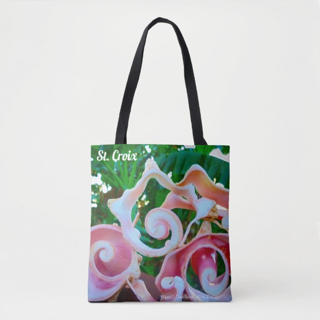Ocean Vågar Tote Bag Tygkasse (Framsida)