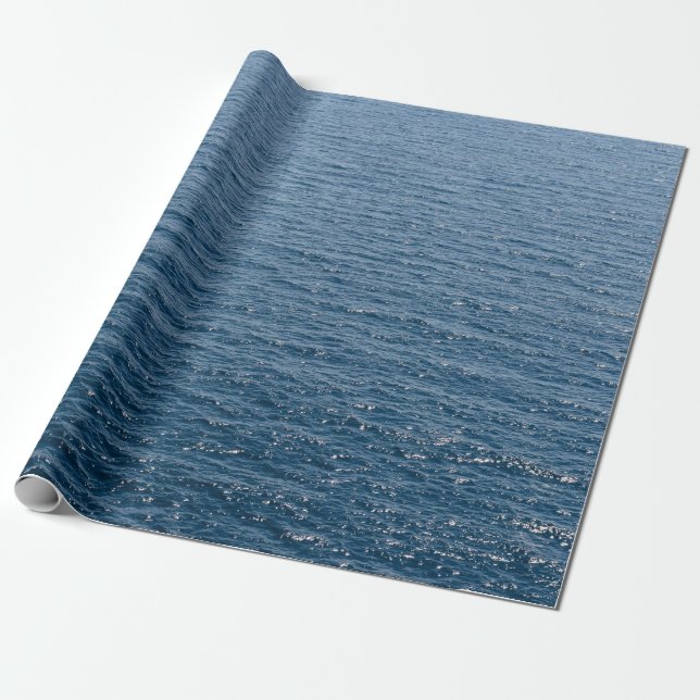 Ocean Vatten, bakgrund Presentpapper (Utrullad)