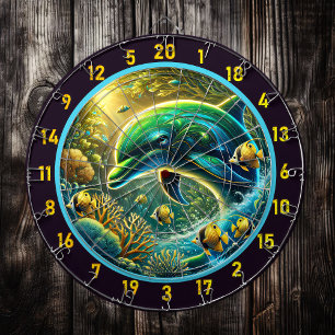 Ocean Vibes Dolphin Dartboard Charm Darttavla