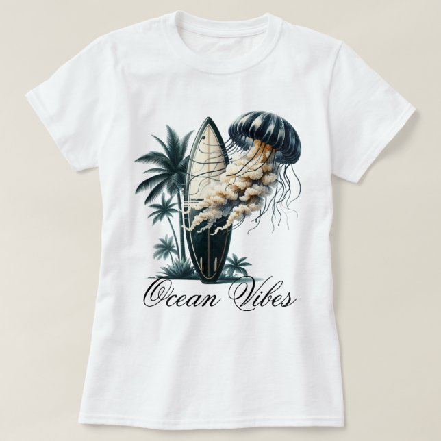Ocean Vibes T Shirt (Design framsida)