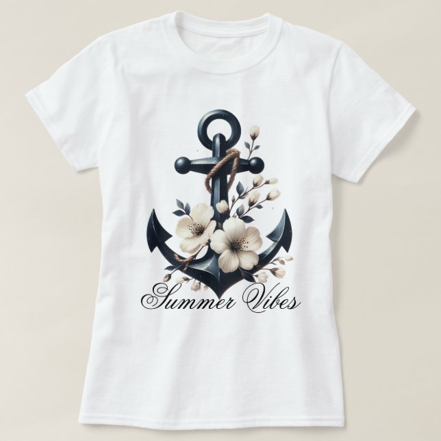 Ocean Vibes T Shirt (Design framsida)