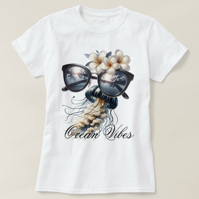 Ocean Vibes T Shirt (Design framsida)
