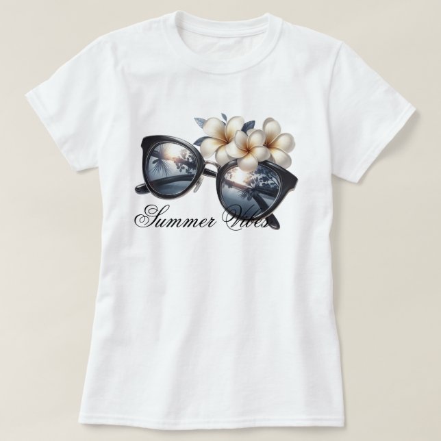 Ocean Vibes T Shirt (Design framsida)