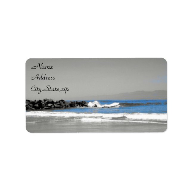 Ocean View_ Adressetikett (Framsidan)