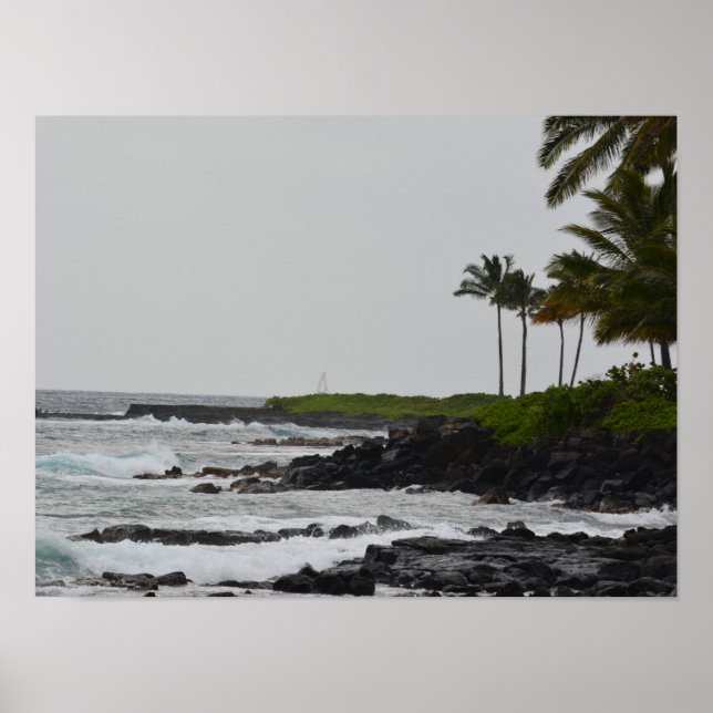 Ocean View i Poipu Poster (Framsidan)